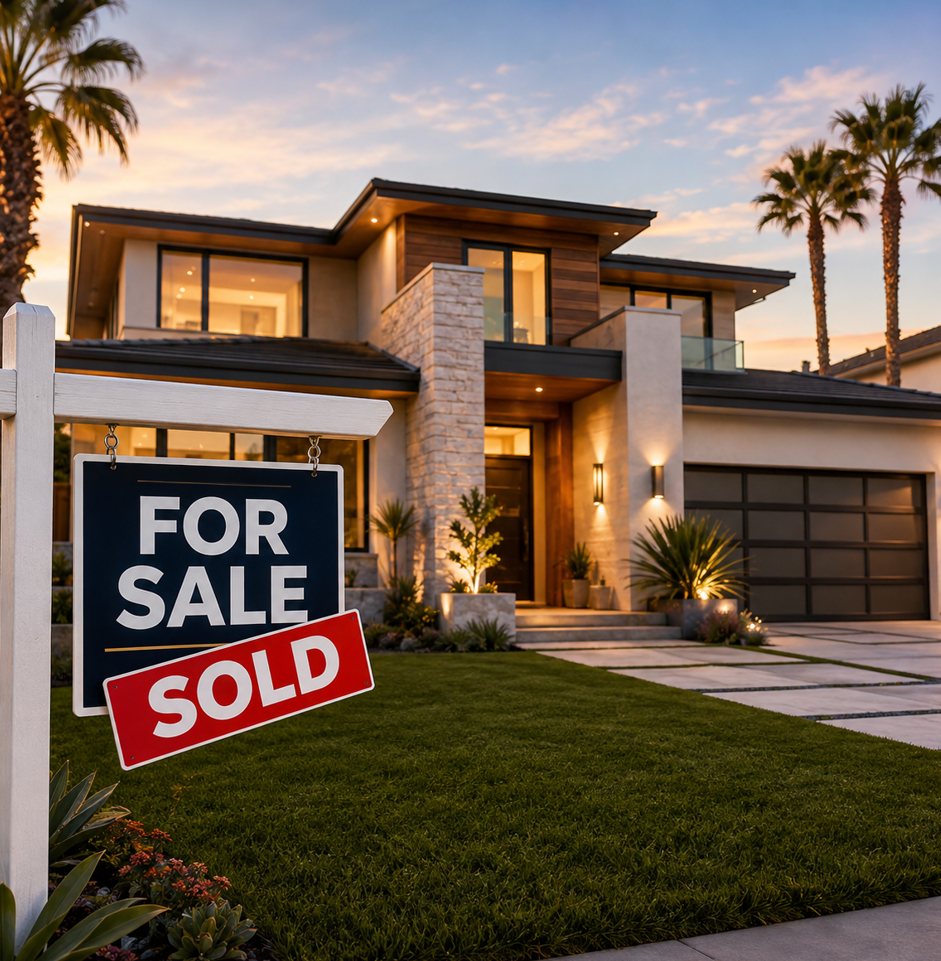 A sold home in Orange County